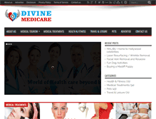 Tablet Screenshot of divinemedicare.com